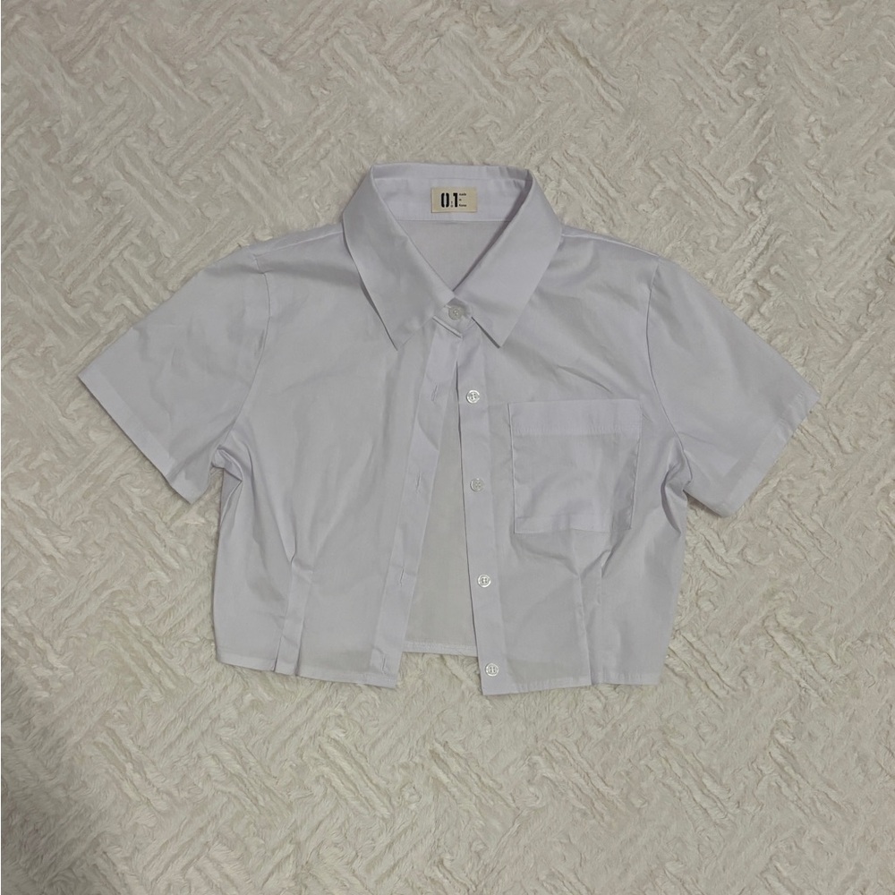White Button Up Top